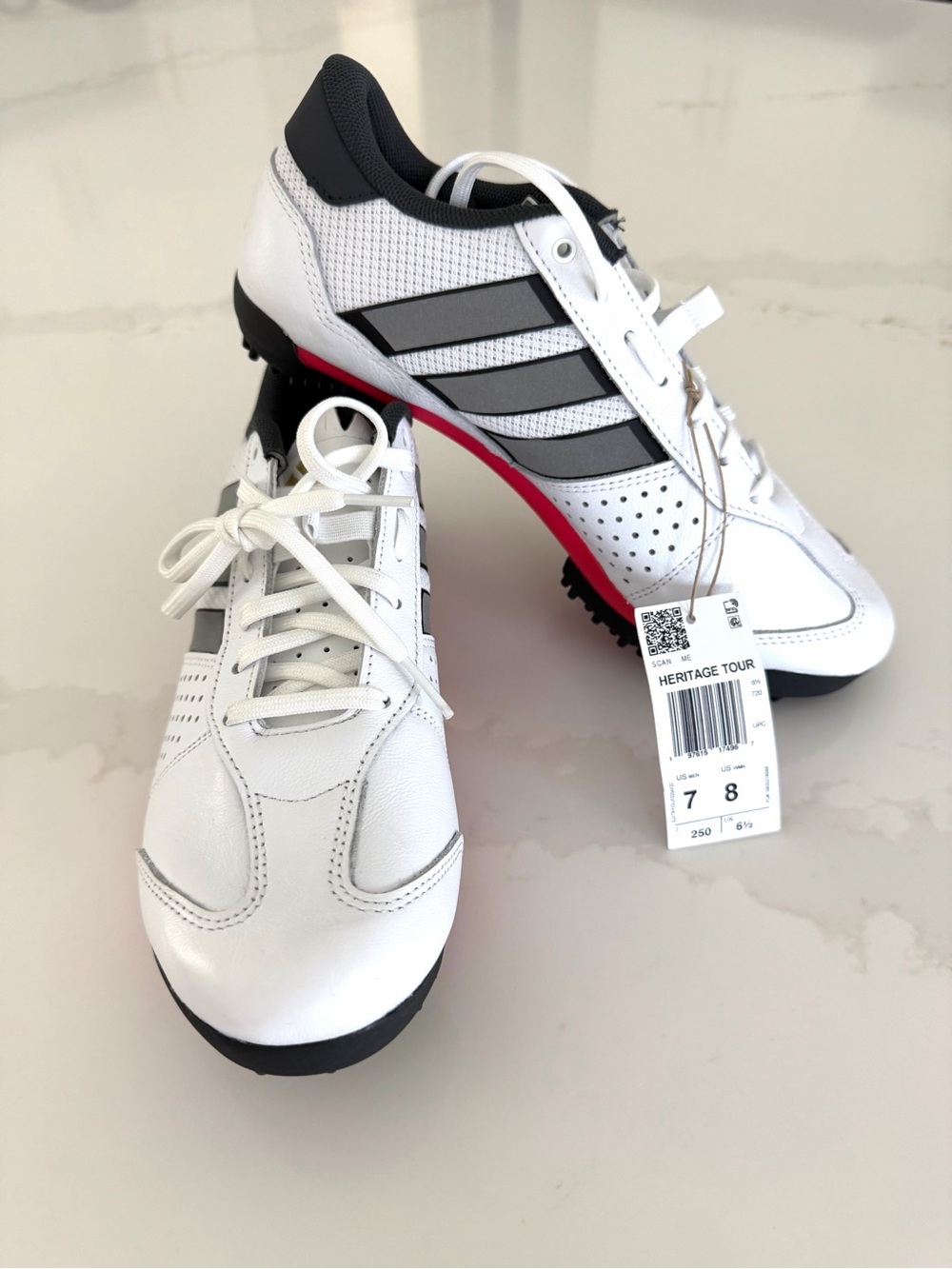 LEATHER LACE-UP CYCLING SHOES WITH MOUNTAIN BIKE CLEAT COMPATIBILITY. USM-7, W-8